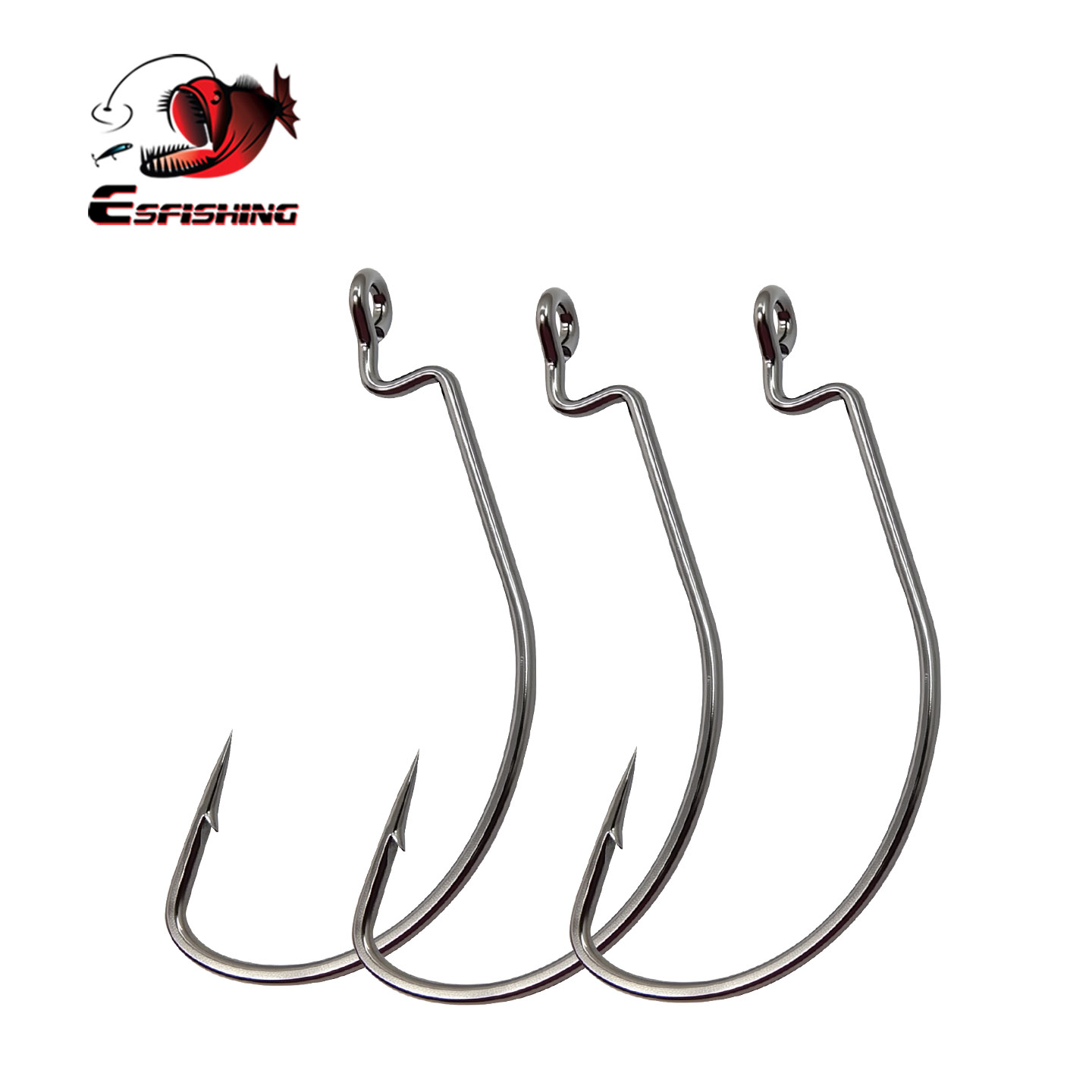 ESFISHING Offset Hook Carbon S - Fishing Equipment Ebay review and price