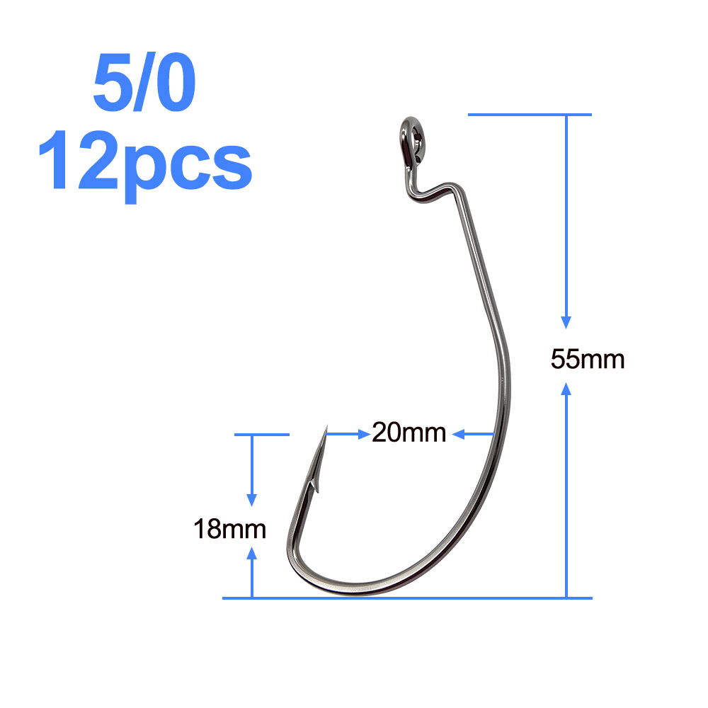 ESFISHING Offset Hook Carbon S - Fishing Equipment Ebay review and price
