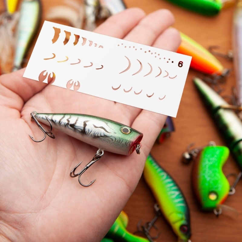  6Pcs Fishing Lure Drawing Tem - Fishing Equipment And Accessories review and price
