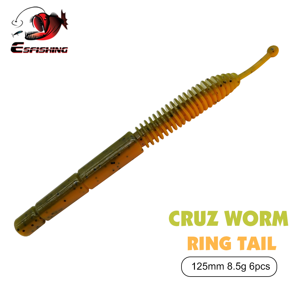ESFISHING Soft Lure Cruz Worm  - Fishing Equipment Ebay review and price